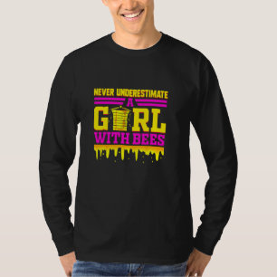 Beekeeper Funny Bee For Girls Honey Beekeeping Api T-Shirt