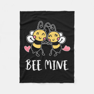 Beekeeper Gift Bee Mine Fleece Blanket