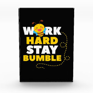 Beekeeper Gift Bee Work Hard Stay Bumble Photo Block