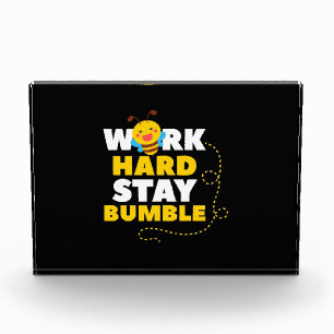 Beekeeper Gift Bee Work Hard Stay Bumble Photo Block