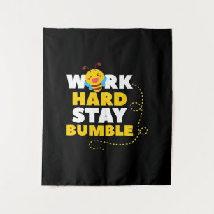 Beekeeper Gift Bee Work Hard Stay Bumble Tapestry