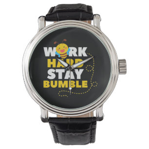 Beekeeper Gift   Bee Work Hard Stay Bumble Watch