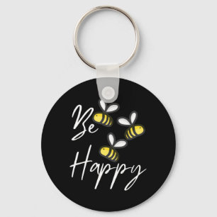 Beekeeper Gift   Beekeeper Be Happy Key Ring