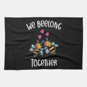 Beekeeper Gift   Beekeeper We Beelong Together Tea Towel