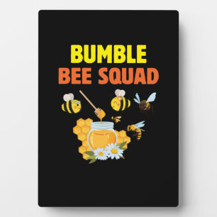 Beekeeper Gift Bumble Bee Squad Family Plaque