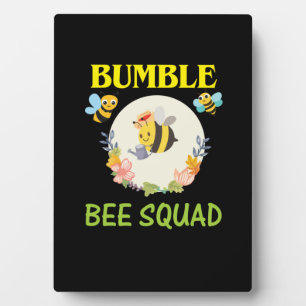 Beekeeper Gift Bumble Bee Squad Plaque