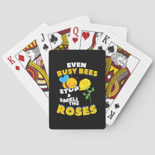 Beekeeper Gift Even Busy Bees Playing Cards