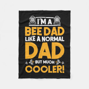 Beekeeper Gift   I Am A Bee Dad Fleece Blanket