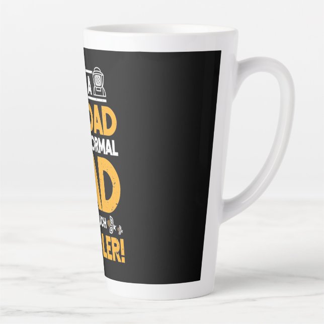 Beekeeper Gift | I Am A Bee Dad Latte Mug (Right)