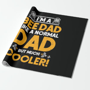 Beekeeper Gift I Am A Bee Dad Wrapping Paper