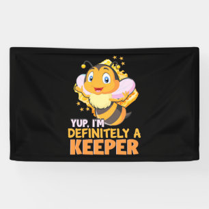 Beekeeper Gift   I Am Definitely A Bee Keeper Banner