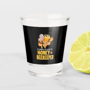 Beekeeper Gift I Am Sweet As Honey Beekeeper Shot Glass