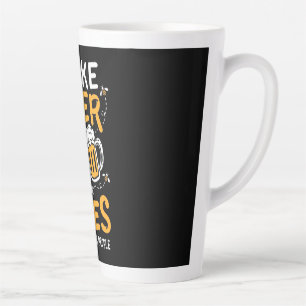 Beekeeper Gift I Like Beer And Bees Latte Mug