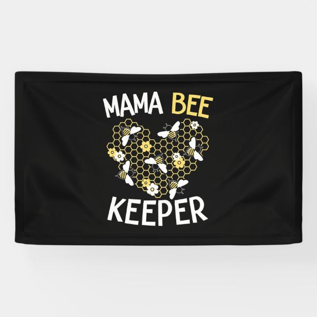 Beekeeper Gift | Mama Bee Keeper Banner (Horizontal)