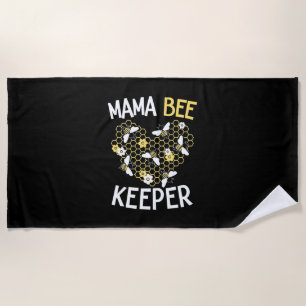 Beekeeper Gift Mama Bee Keeper Beach Towel