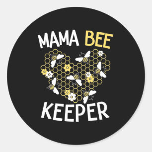 Beekeeper Gift   Mama Bee Keeper Classic Round Sticker