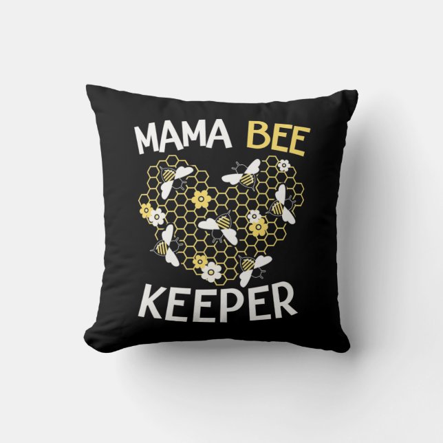 Beekeeper Gift | Mama Bee Keeper Cushion (Front)