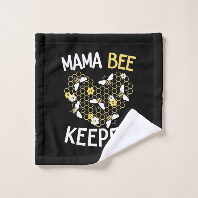 Beekeeper Gift | Mama Bee Keeper Wash Cloth (Wash Cloth)