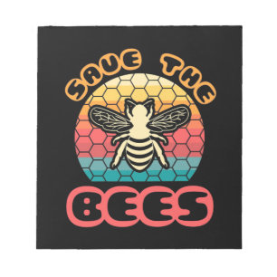 Beekeeper Gift Save The Bees Notepad
