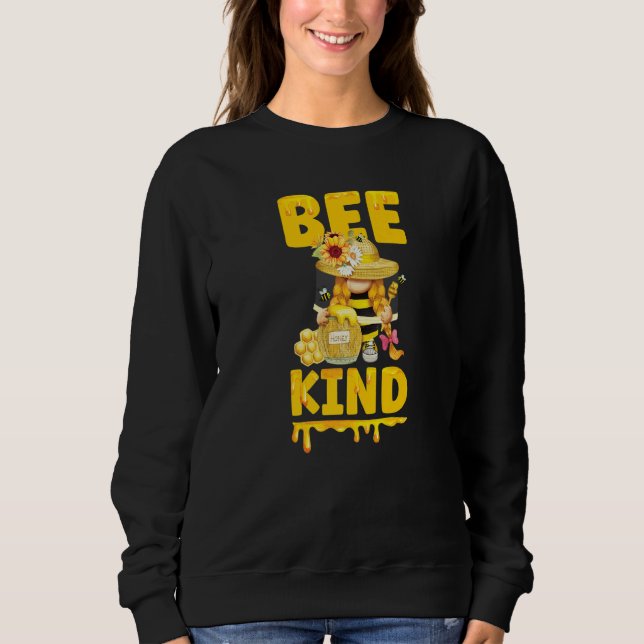 Beekeeper Gnomes Gnome  Gnome Honey Bee 1 Sweatshirt (Front)