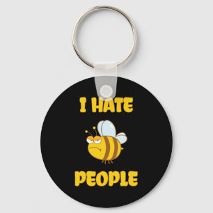 Beekeeper I Hate People Key Ring