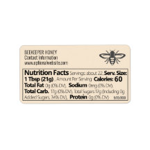 Beekeeper Info 2023 Photo Honey Nutrition Facts