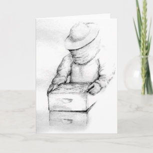 Beekeeper Note Card