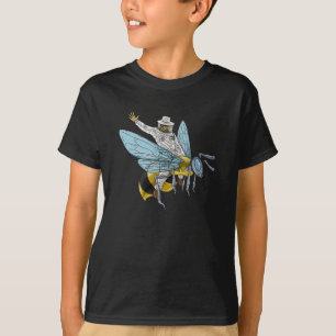 Beekeeper On Honeybee bee keeper Funny T-Shirt