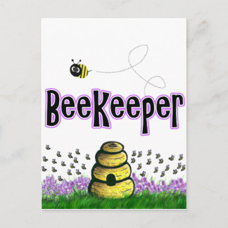 beekeeper postcard