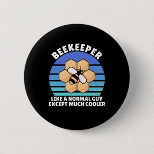 Beekeeper Retro Vintage 6 Cm Round Badge
