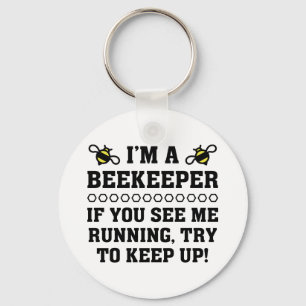 Beekeeper Running Key Ring