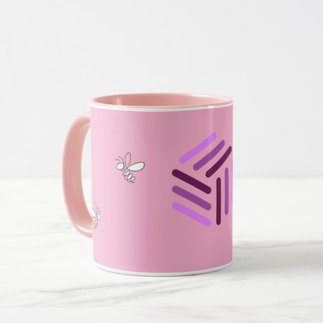 Beekeeper’s Pink Mug (Front Left)