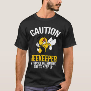 Beekeeper Suit Bee Natural Beekeeping Supplies T-Shirt