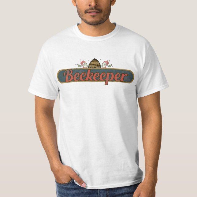 Beekeeper Vintage Style T-shirt (Front)