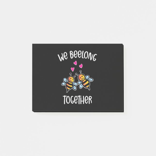 Beekeeper We Beelong Together Post-it Notes (Front)