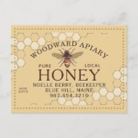 Beekeeper's Apiary Honeycomb Honeybee Yellow 