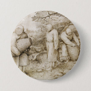 Beekeepers by Pieter Bruegel the Elder 7.5 Cm Round Badge