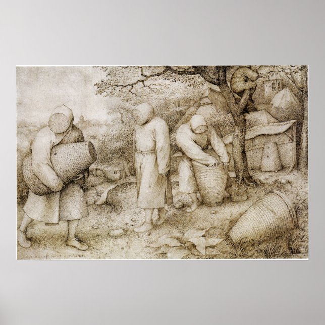 Beekeepers by Pieter Bruegel the Elder Poster (Front)