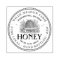 Beekeeper's Honey Stamp with Vintage Skep Apiary