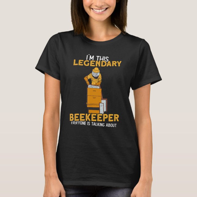 Beekeeping Beekeeper Honey Bees T-Shirt (Front)
