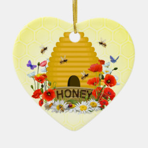 Beekeeping Ceramic Tree Decoration