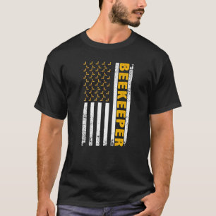Beekeeping For Men Women USA American Bee T-Shirt