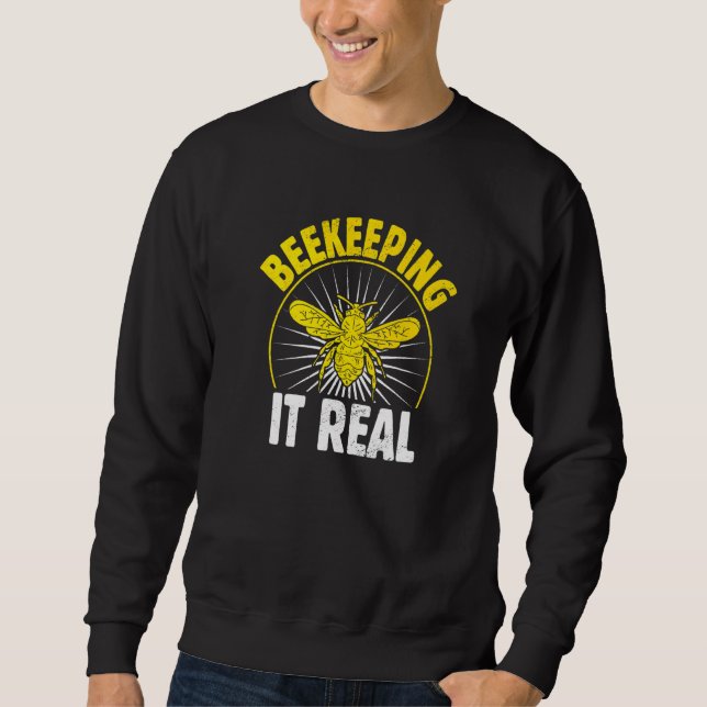 Beekeeping   Honey Making Business Buzzing Bees Hi Sweatshirt (Front)