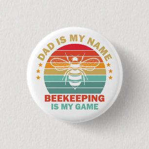 Beekeeping Trucker Hat 3 Cm Round Badge