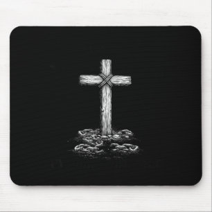 Been Chains Gone Set Cross Christian Mouse Pad