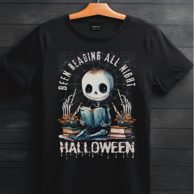 Been reading all night halloween T-Shirt (Creator Uploaded)