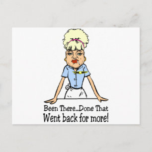 Been there done that postcard