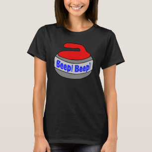 Beep! Beep! Curling Stone T-Shirt