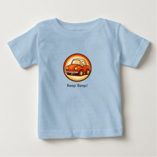 Beep Beep! Cute Retro Car Toddler T-Shirt