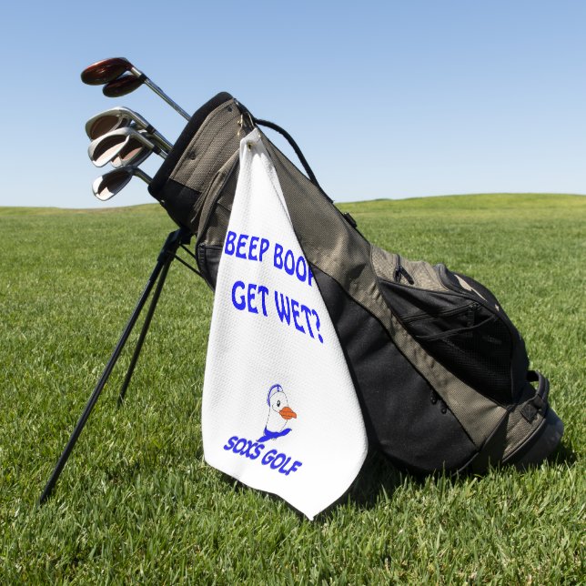 Beep Boop? Golf Towel? Towel (Green)